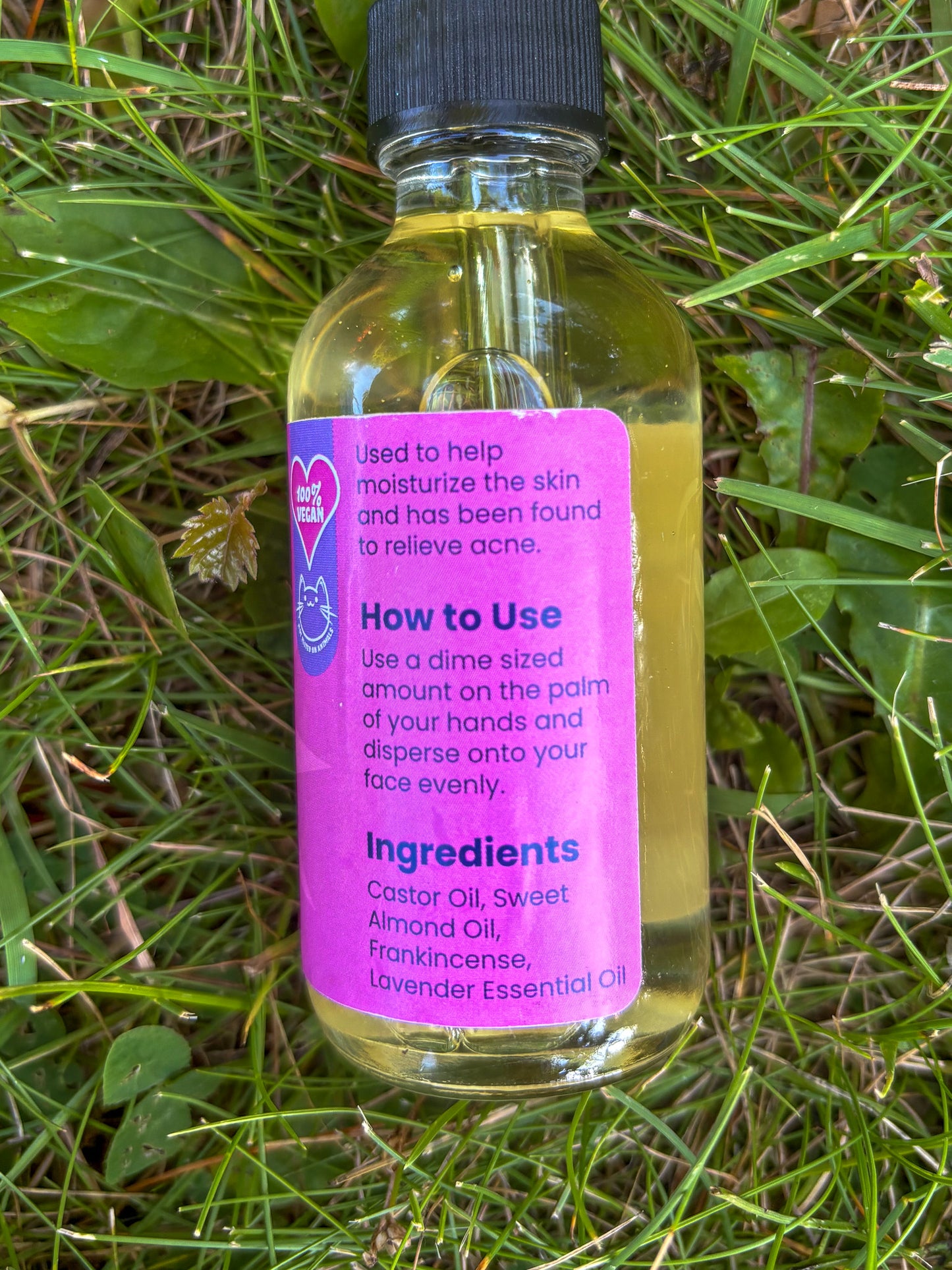 Facial Oil - Vegan, All Natural