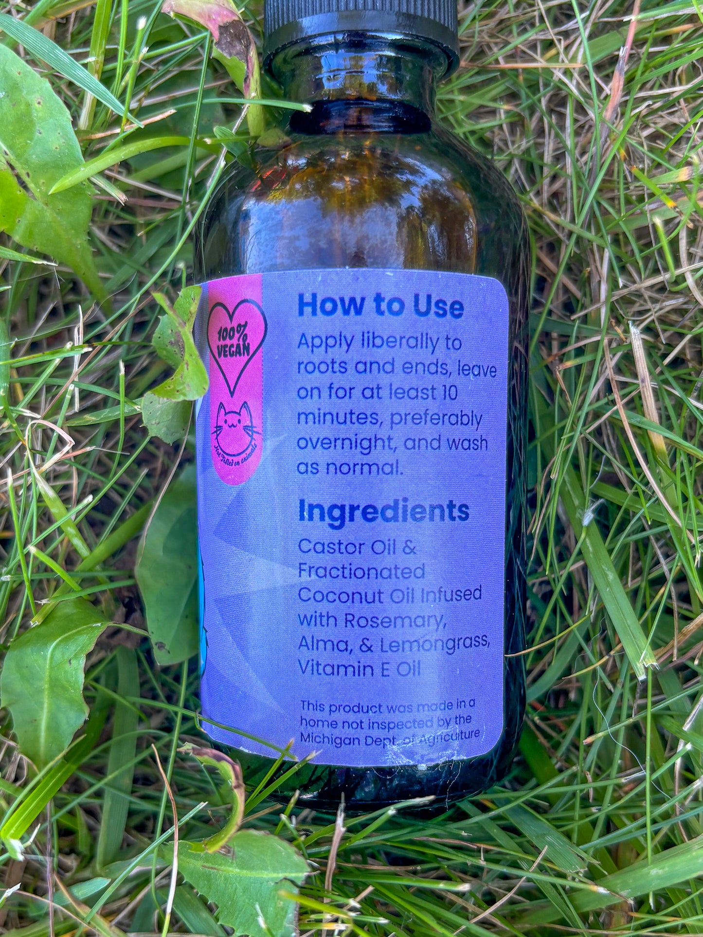 Hair Oil - Vegan, All Natural