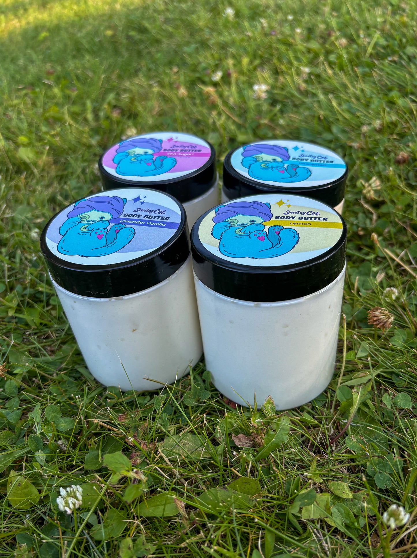 Whipped Body Butter: Unscented, Lemon, Pink Sugar, Lavender Vanilla