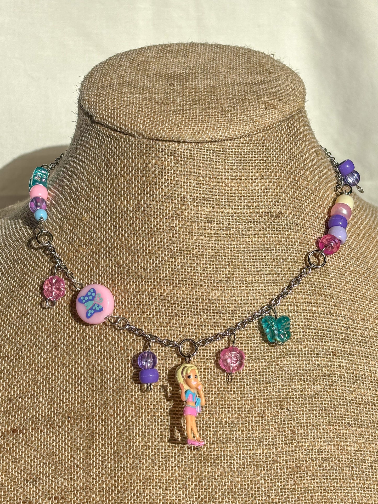 Y2K Polly Pocket Beaded Necklace