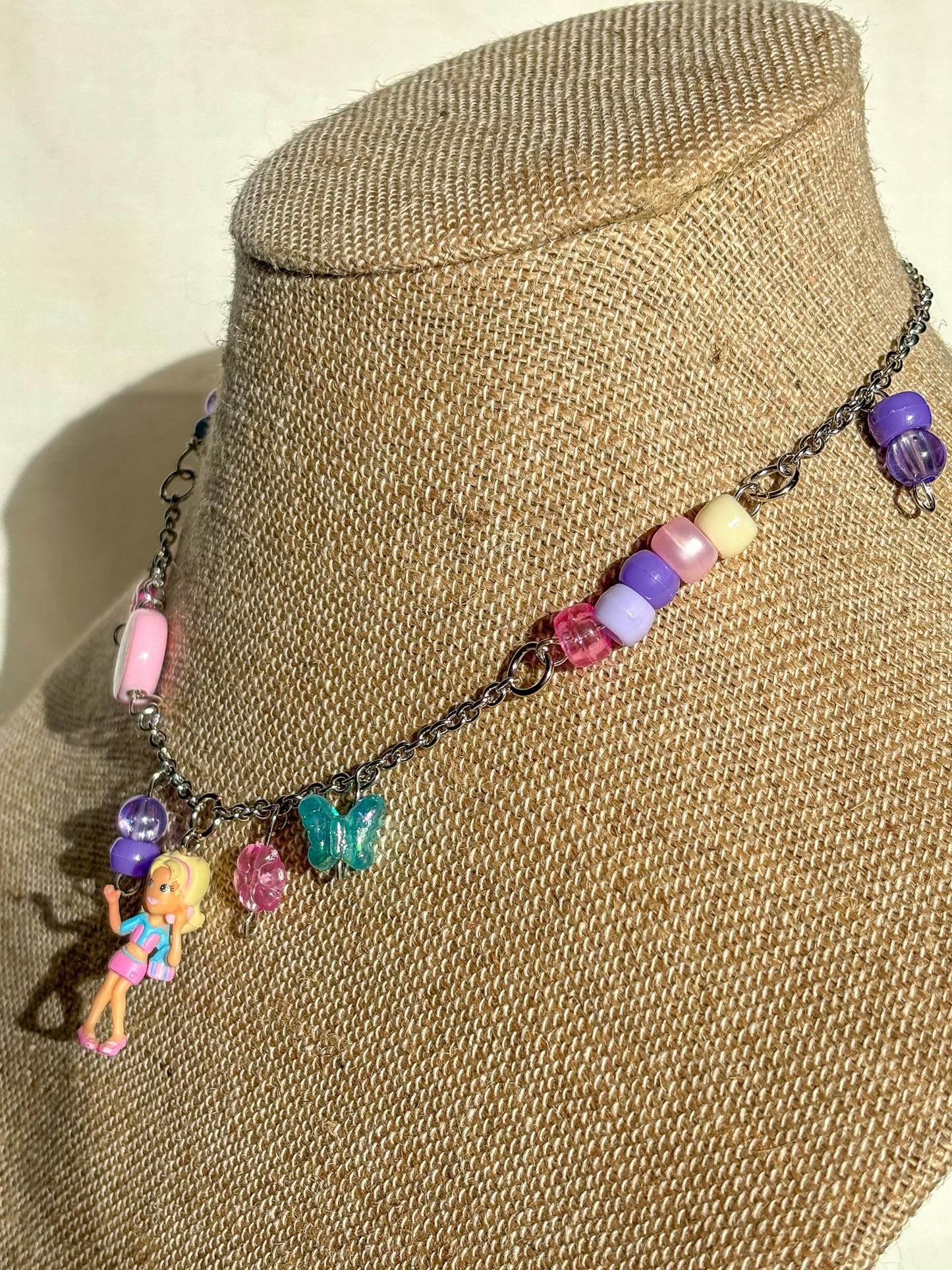 Y2K Polly Pocket Beaded Necklace