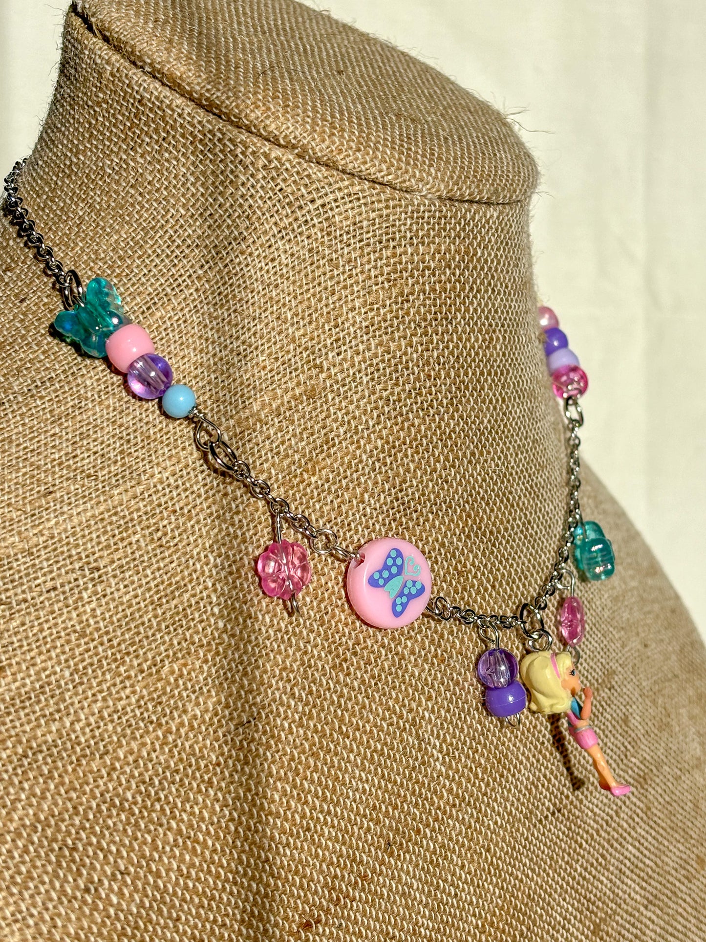Y2K Polly Pocket Beaded Necklace