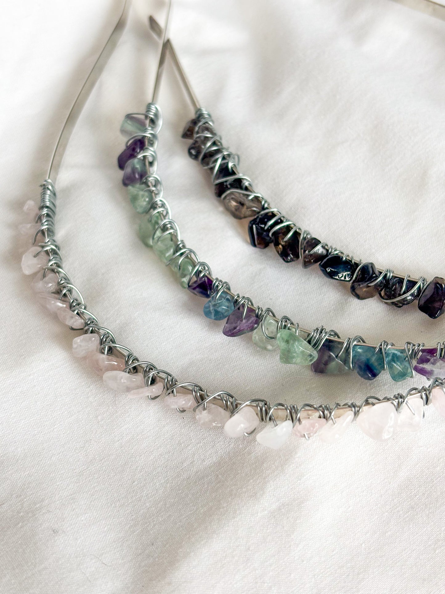 Silver Crystal Headband