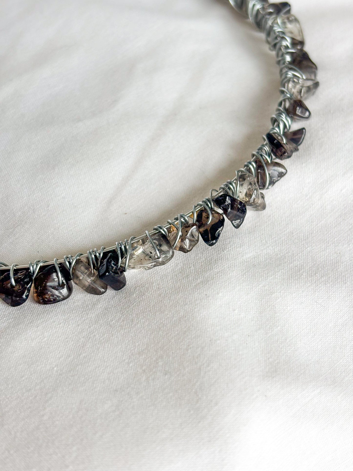 Silver Crystal Headband