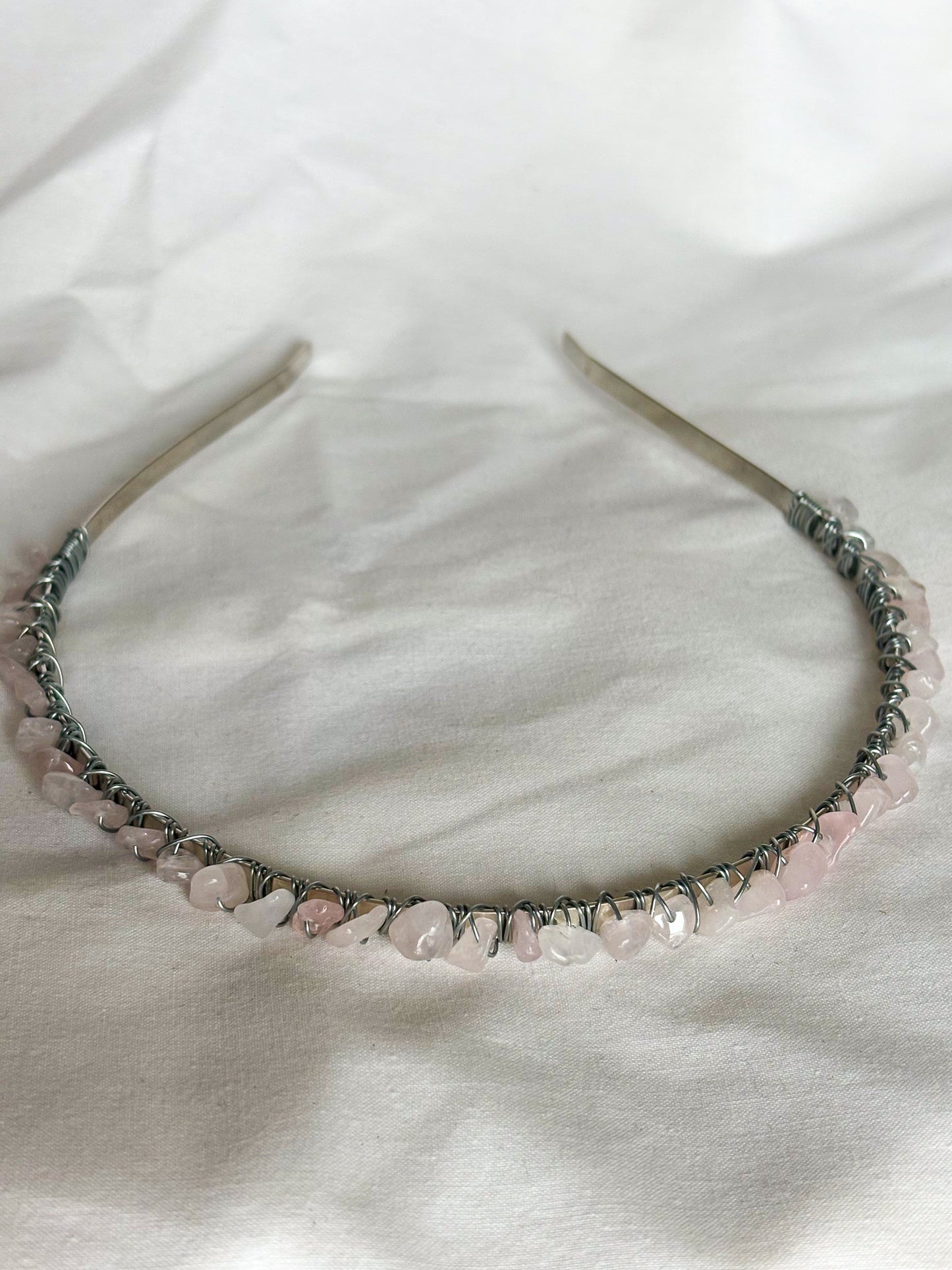 Silver Crystal Headband