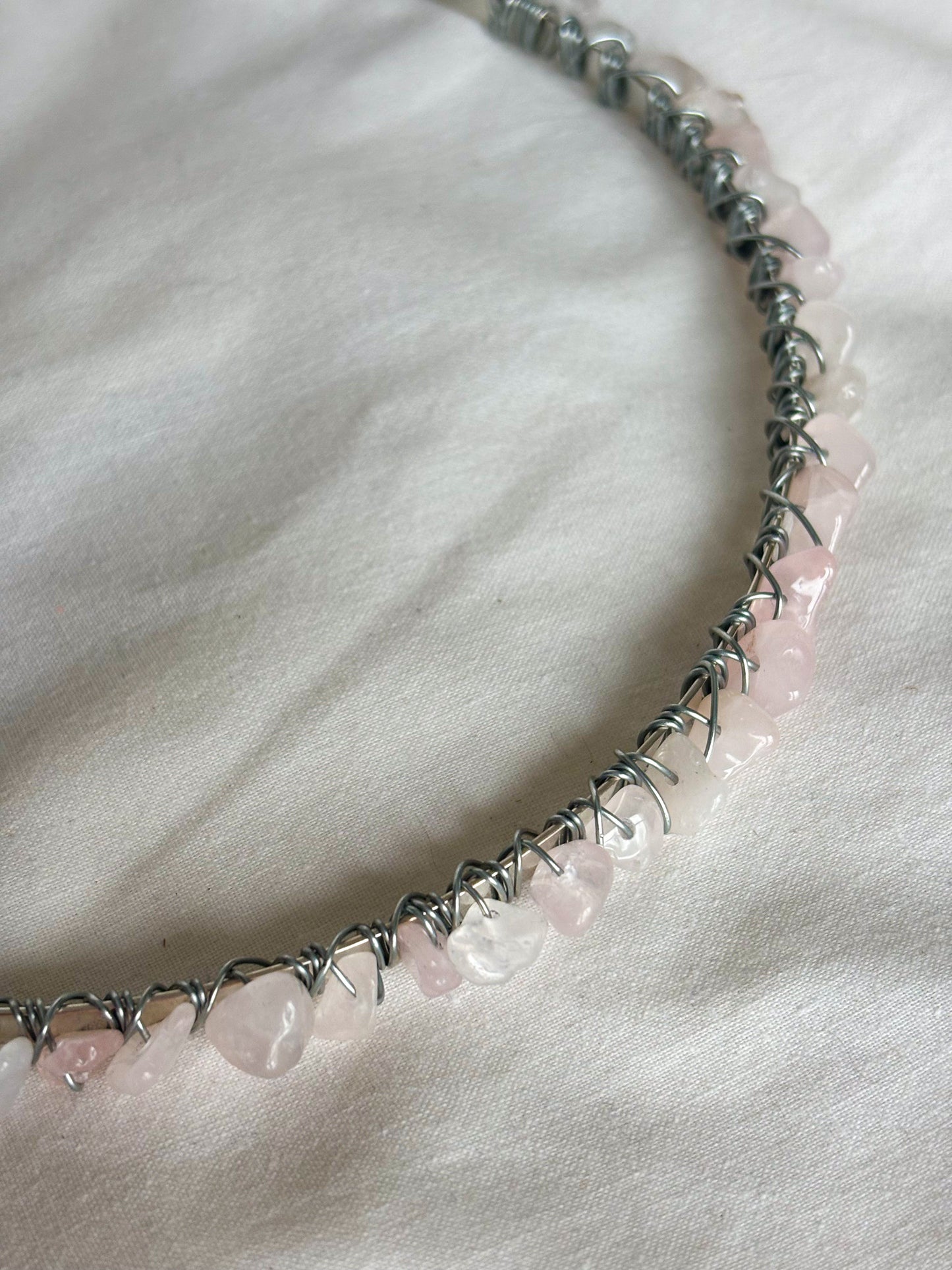 Silver Crystal Headband