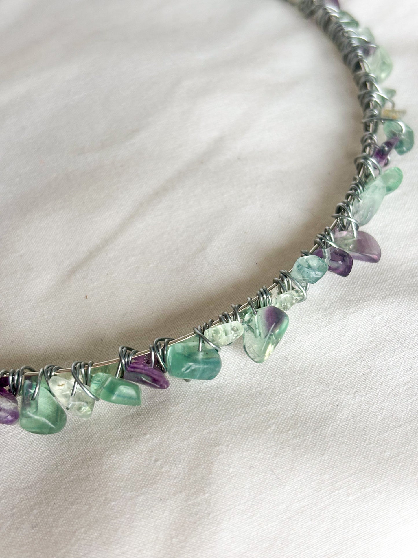 Silver Crystal Headband