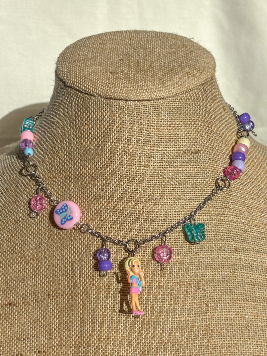 Y2K Polly Pocket Beaded Necklace